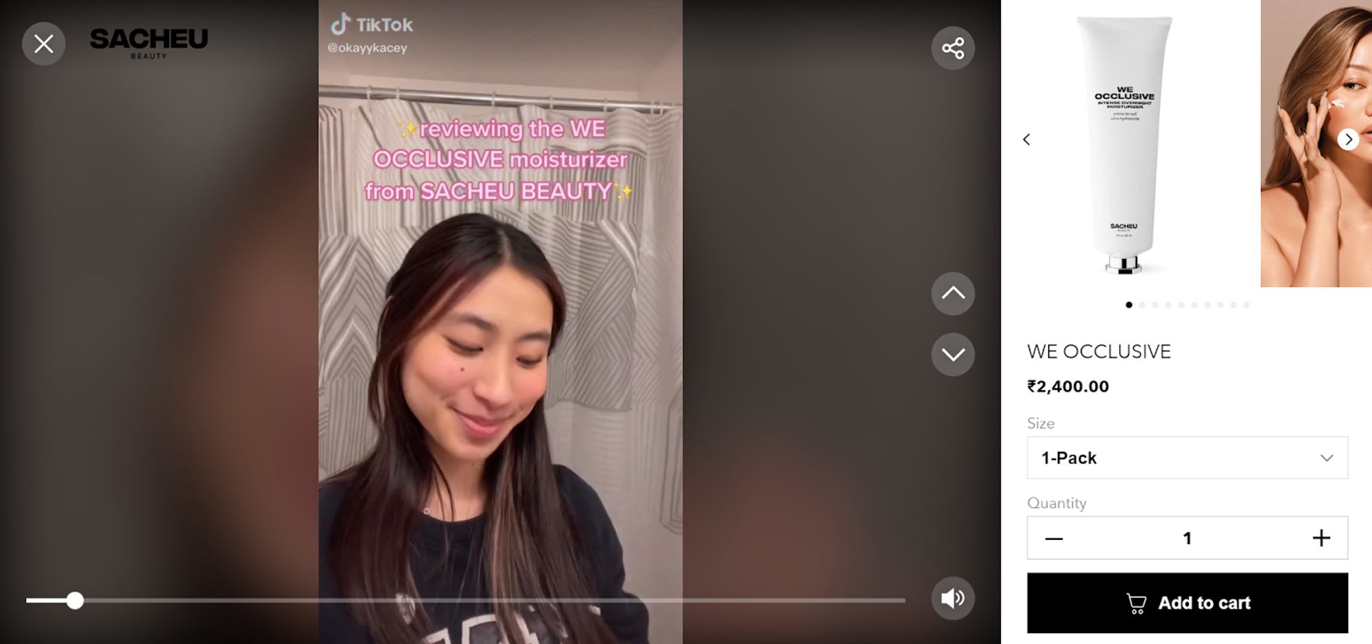 shoppable video